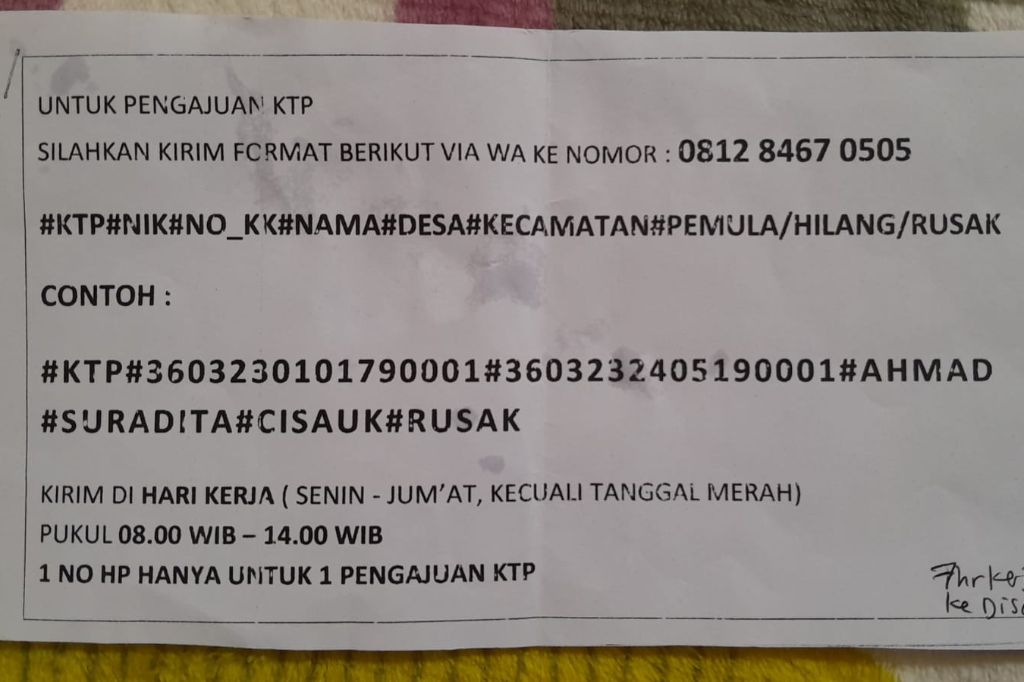 Cara Urus Kk E Ktp Mandiri Di Disdukcapil Tigaraksa Kab Tangerang